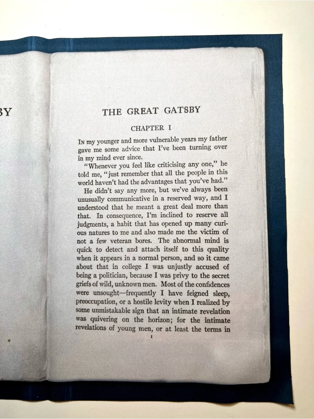 The Great Gatsby Book Shaped Microfiber Cleaning Cloth Eyeglass Phone Screen